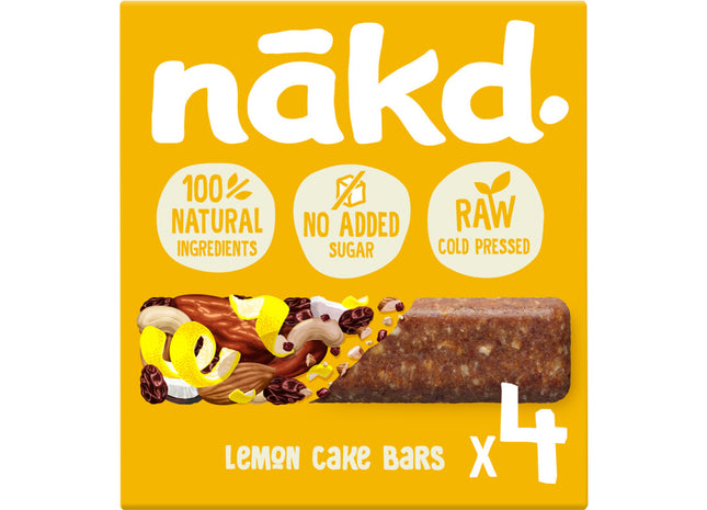 Nakd. Lemon cake bars