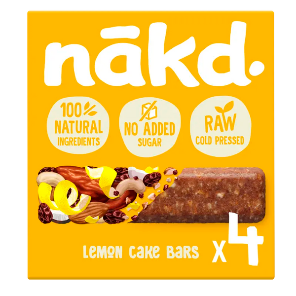 Nakd. Lemon cake bars