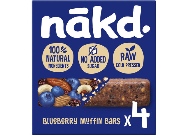 Nakd. Blueberry muffin bars