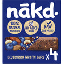 Nakd. Blueberry cake bars