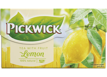 Pickwick Tea with fruit lemon