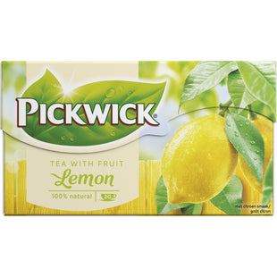 Pickwick Tea with fruit lemon