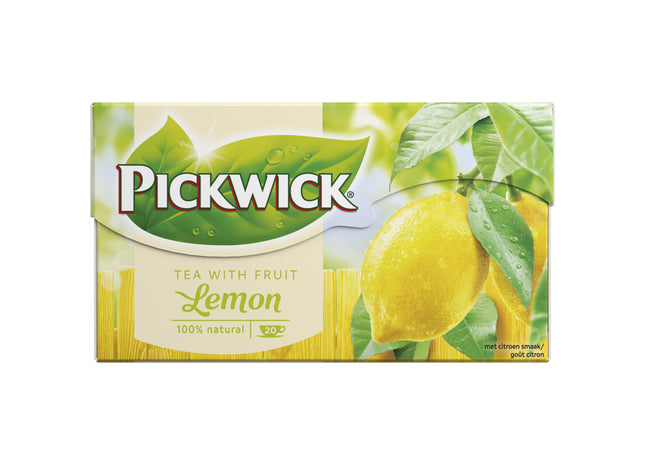 Pickwick Tea with fruit lemon