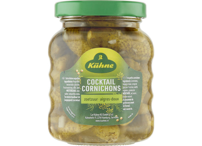 Kühne Cocktail cornichons zoetzuur