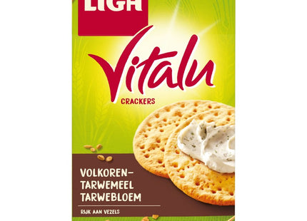 Liga Vitalu volkoren tarwemeel-bloem crackers