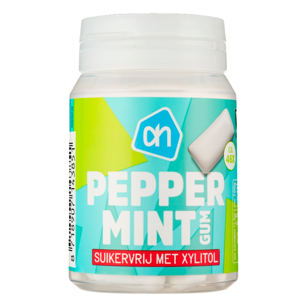Sugar-free peppermint chewing gum