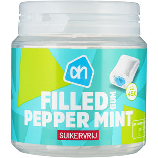Filled peppermint kauwgom suikervrij