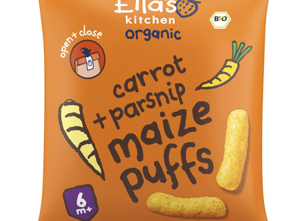 Ella's kitchen Maize puffs wortel + pastinaak 6m+ bio