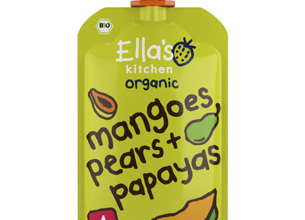 Ella's kitchen Mangoes, pears + papayas 4+ organic