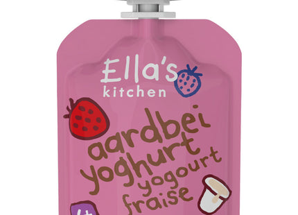 Ella's kitchen Biologische Aardbeien yoghurt 6m+  Dutchshopper