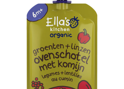 Ella's kitchen Groente ovenschotel met linzen 6m+ bio