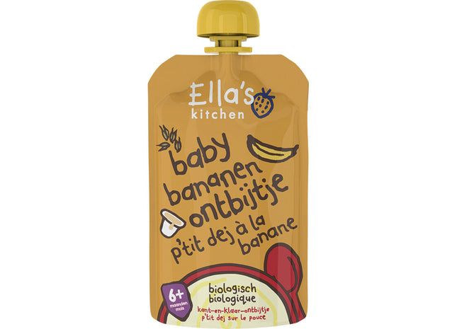Ella's kitchen Baby bananen ontbijtje 6m+ bio
