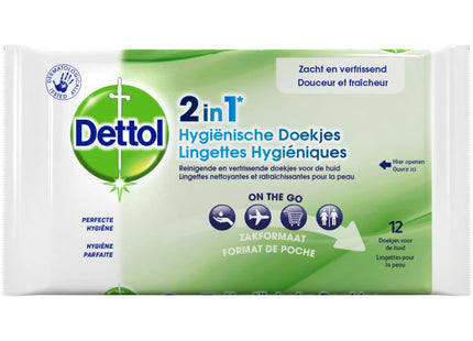 Dettol Hygienic wipes 2 in 1