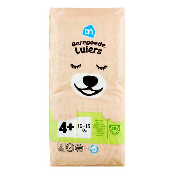 Beregoede luiers maxi plus maat 4+