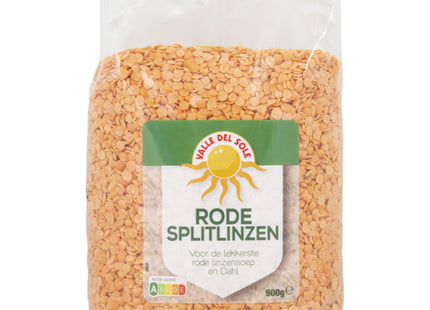 Valle del sole Rode splitlinzen