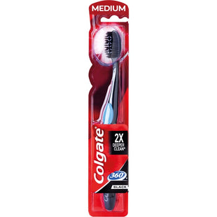 Colgate Charcoal black medium tandenborstel