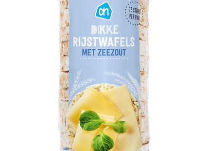 Dikke rijstwafels met zeezout