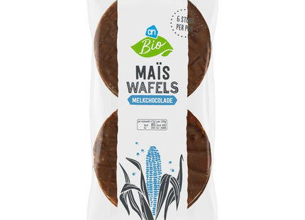 Biologisch Maiswafels met melk chocolade