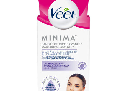 Veet Hair Removal Strips facial minima