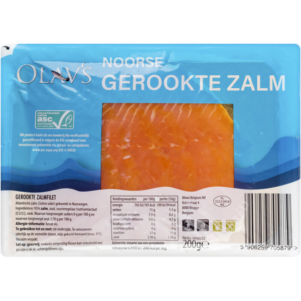 Olav's Gerookte zalmfilet