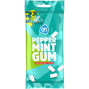 Peppermint gum suikervrij 3-pack