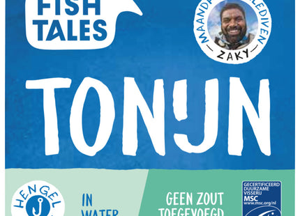 Fish Tales Tonijn in water zonder toegevoegd zout