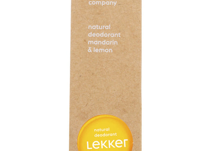 The Lekker Company Natural deodorant mandarin lemon