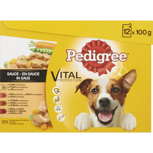 Pedigree Adult mix selectie met groenten in saus