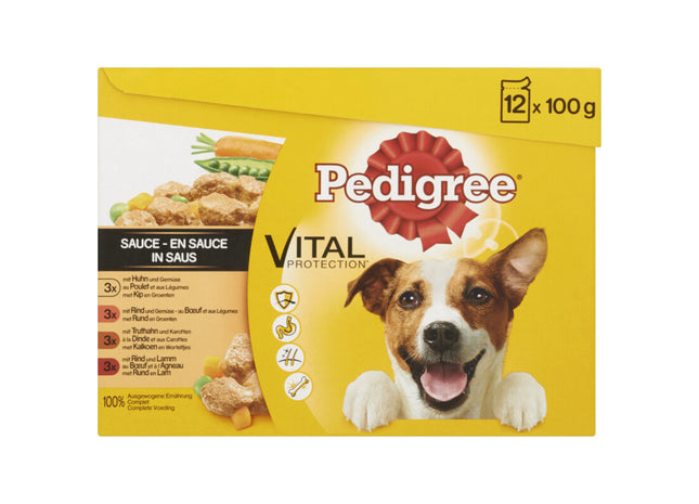 Pedigree Adult mix selectie met groenten in saus