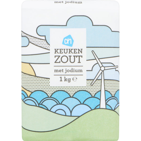 Kitchen salt with iodine