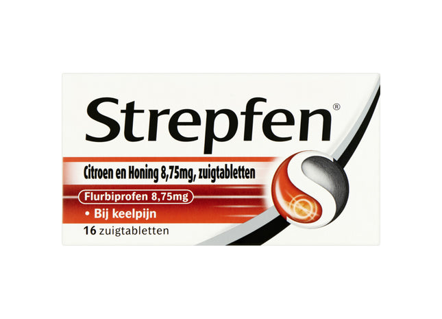Strepfen Citroen en honing zuigtabletten