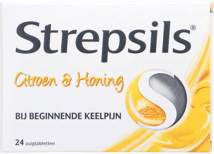 Strepsils Throat Tablets Lemon &amp; Honey