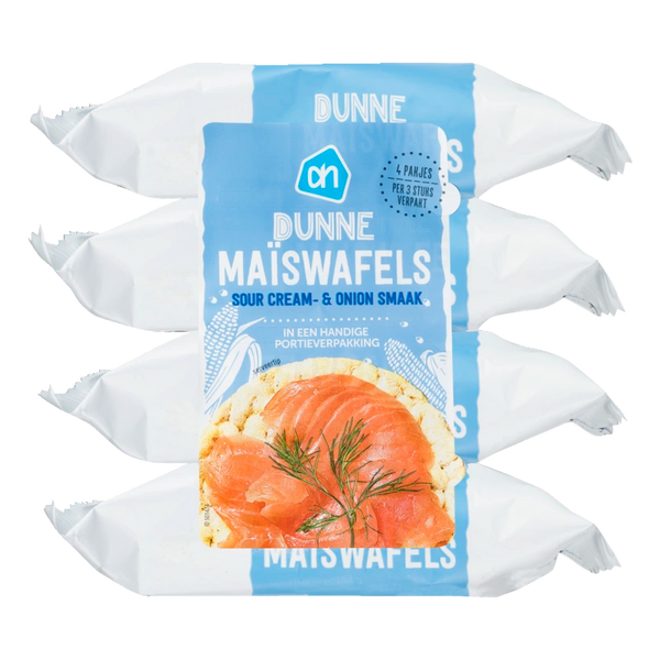 Dunne maiswafels sour cream 4-pack