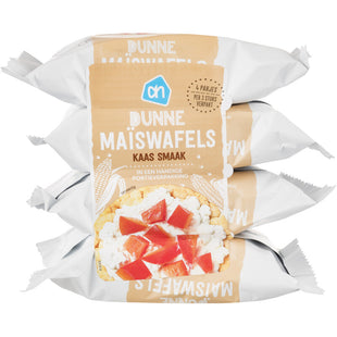 Dunne maiswafels kaas 4-pack