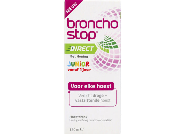 Bronchostop Hoestdrank direct junior met honing