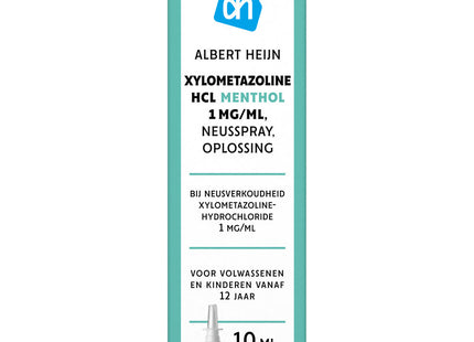 Neusspray xylometazoline menthol