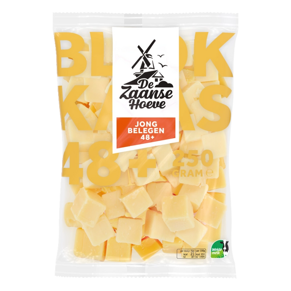 The Zaanse Farm Mildly Matured 48+ Cheese Cubes