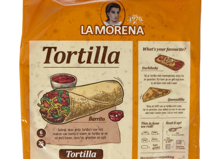 La Morena Tortilla wraps original large