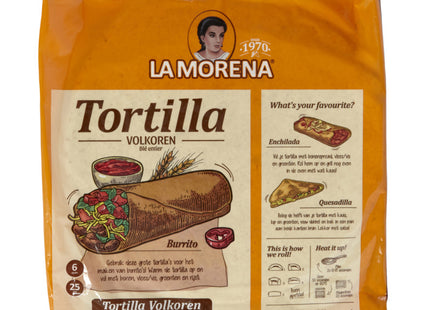 La Morena Volkoren tortilla wraps large