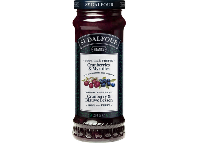 St. Dalfour Vruchtenspread Cranberry Blauwe Bes