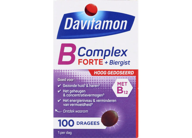 Davitamon B-complex forte + biergist dragees