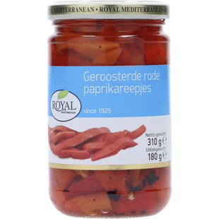 Royal Geroosterde paprika in reepjes  Dutchshopper