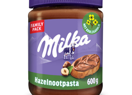 Milka Hazelnootpasta met chocolade