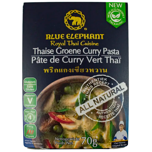 Blue Elephant Thaise groene curry pasta
