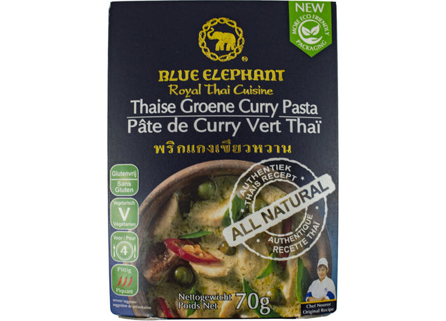Blue Elephant Thaise groene curry pasta
