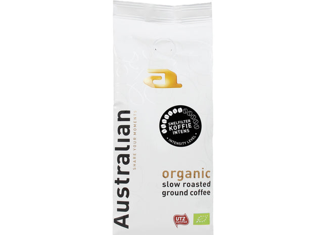 Australian Organic slow roasted ground coffee