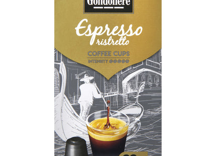 Caffé Gondoliere Espresso ristretto coffee cups