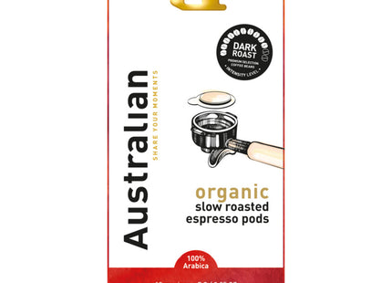 Australian Organic slow roasted espresso pods