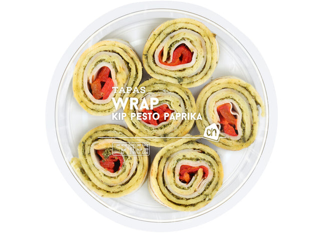 Wrap kip pesto paprika