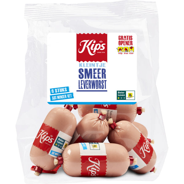 Kips Smeerleverworst kleintje mager